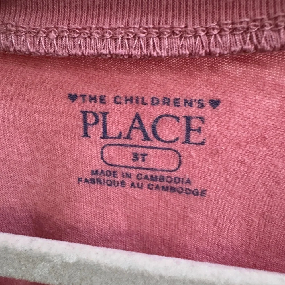 The Children’s Place 3T Pink Cutest Sister Cupcake Long Sleeve T Shirt Blouse